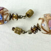 Vintage Venetian Wedding Cake Bead Necklace