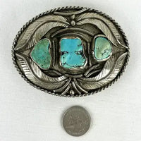 Vintage Western Wear Native American Statement Belt Buckle