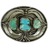 Vintage Western Wear Native American Statement Belt Buckle