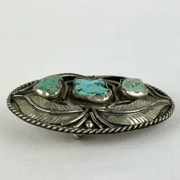 Vintage Western Wear Native American Statement Belt Buckle