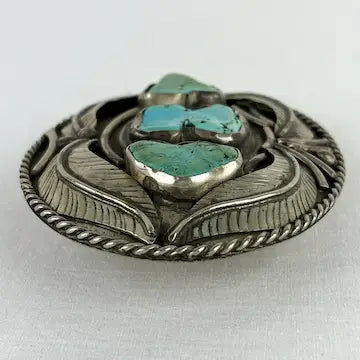 Vintage Western Wear Native American Statement Belt Buckle