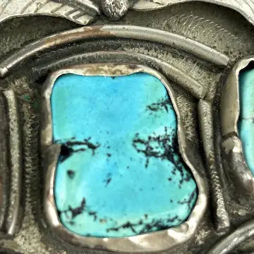 Vintage Western Wear Native American Statement Belt Buckle