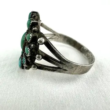 Vintage Zuni Petit Point Ring Size 8.5