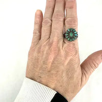 Vintage Zuni Petit Point Ring Size 8.5