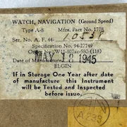 World War II Jitterbug Bomb Stopwatch