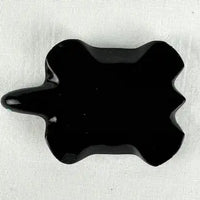 Zuni Turtle Fetish of Black Marble attributed to Roselle Shack