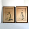 Set of Two Vintage Lithographs by Albert Durer printed by Albertina Museum