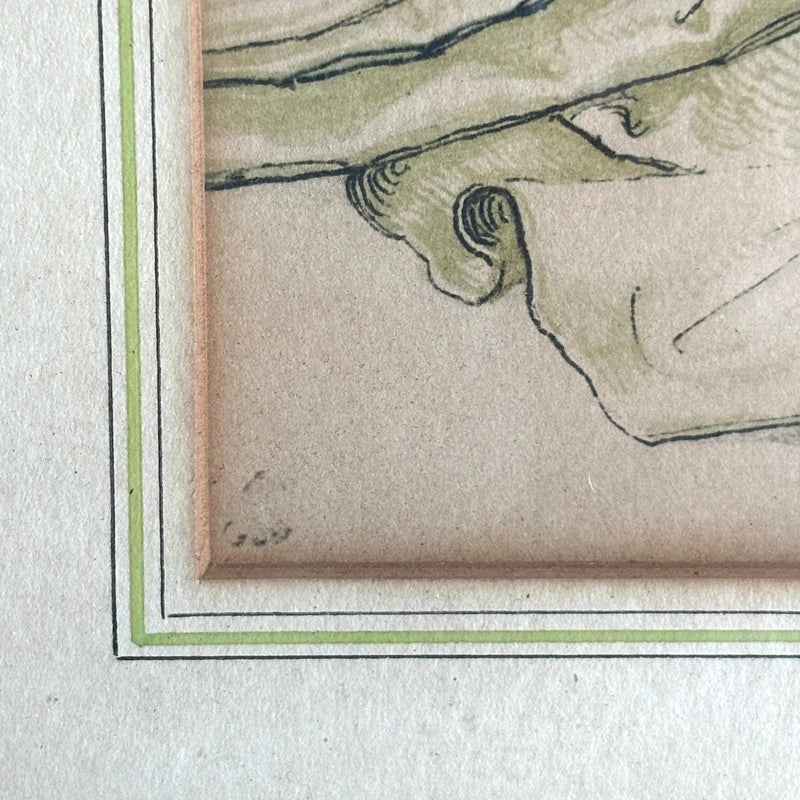 Set of Two Vintage Lithographs by Albert Durer printed by Albertina Museum